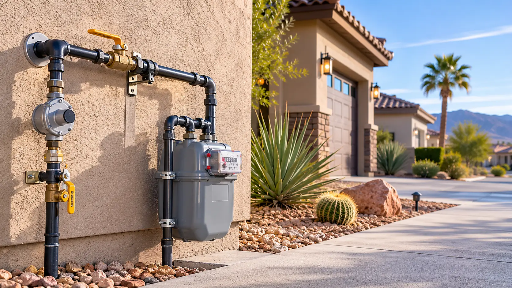 Gas line plumbing service in Las Vegas