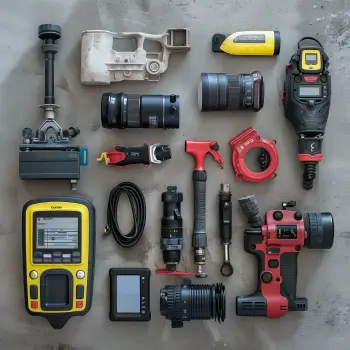 Advanced leak detection equipment in use at a Las Vegas home