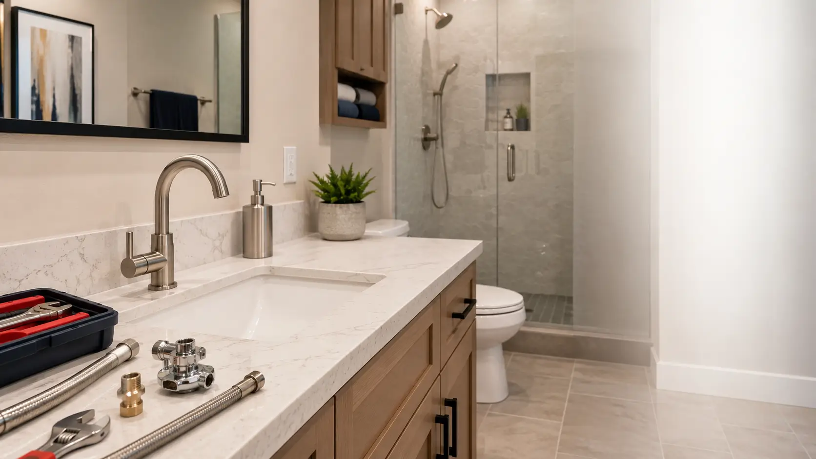 Plumbing fixture repair replacement and installation in Las Vegas